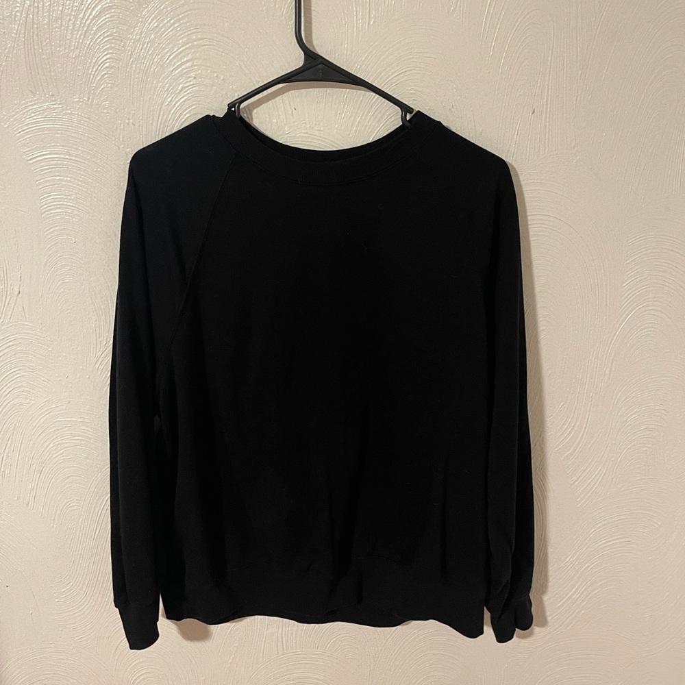 Black crewneck